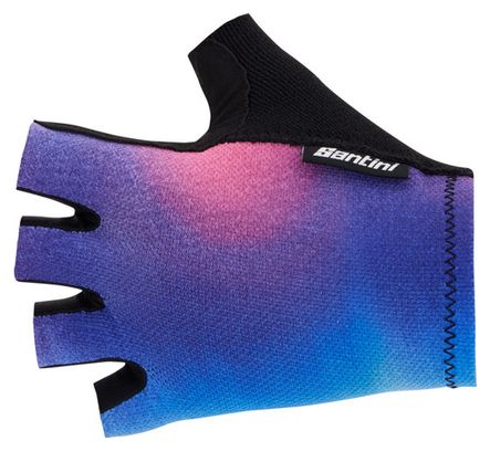 Gants Courts Unisexe Santini Ombra Turquoise