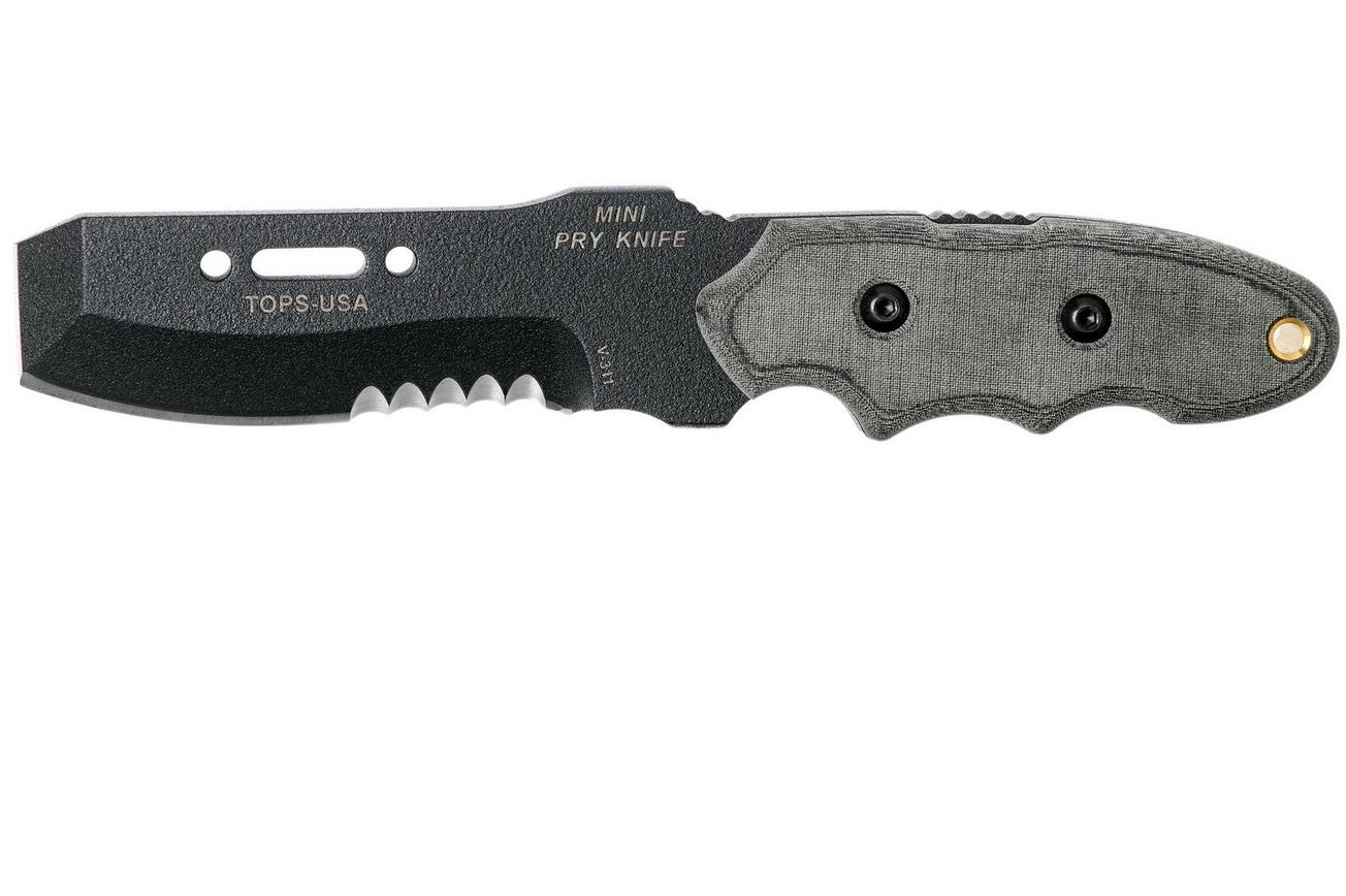 TOPS Knives Mini Pry Knife MPK-01 vaststaand mes