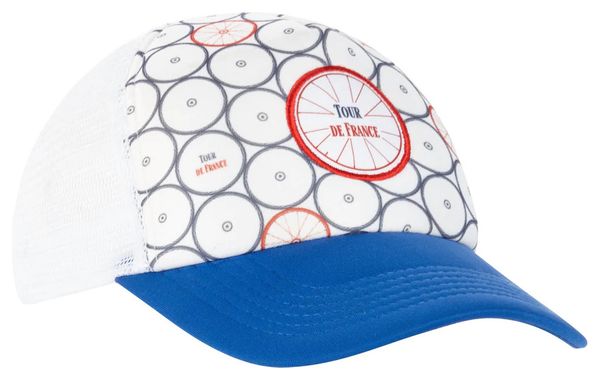 Casquette Tour de France Made In France Blanc Bleu