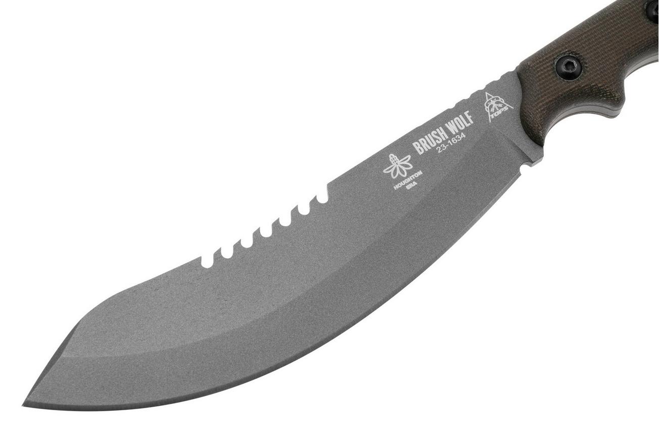 TOPS Knives Brush Wolf BWLF-02 outdoormes, Nate and Aaron Morgan design