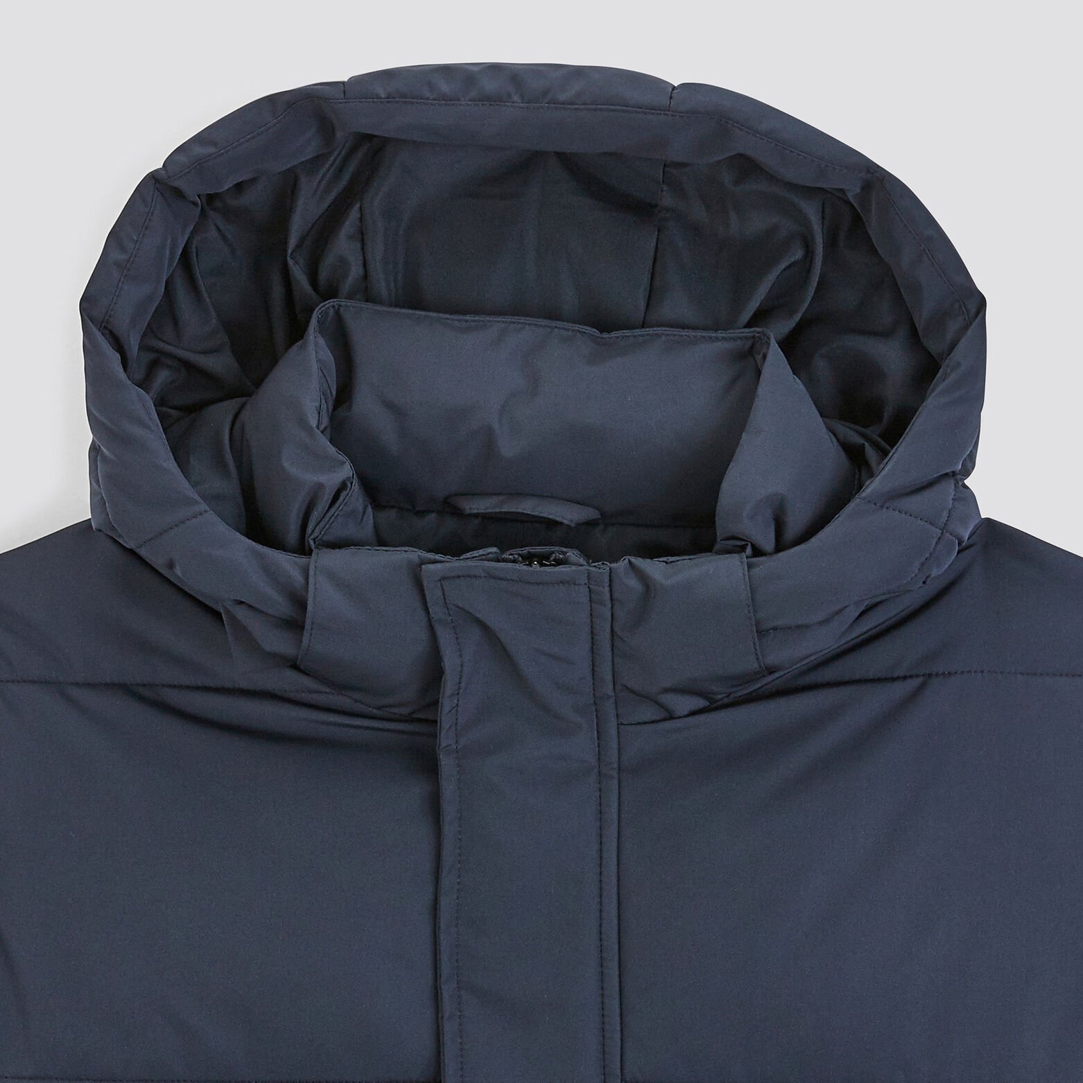 Doudoune col montant Bleu foncé