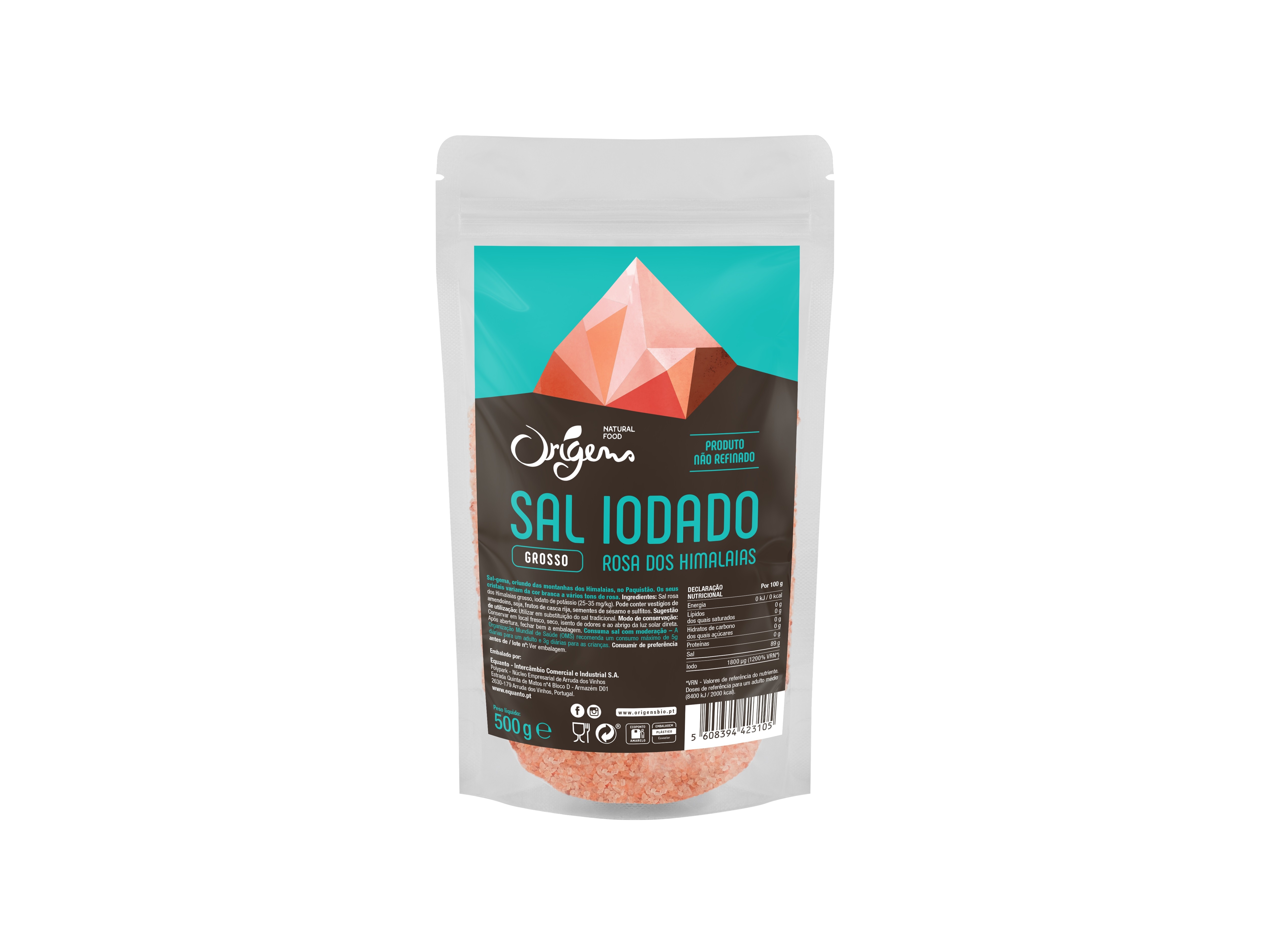 SAL DOS HIMALAIAS ORIGENS IODADO GROSSO 500G