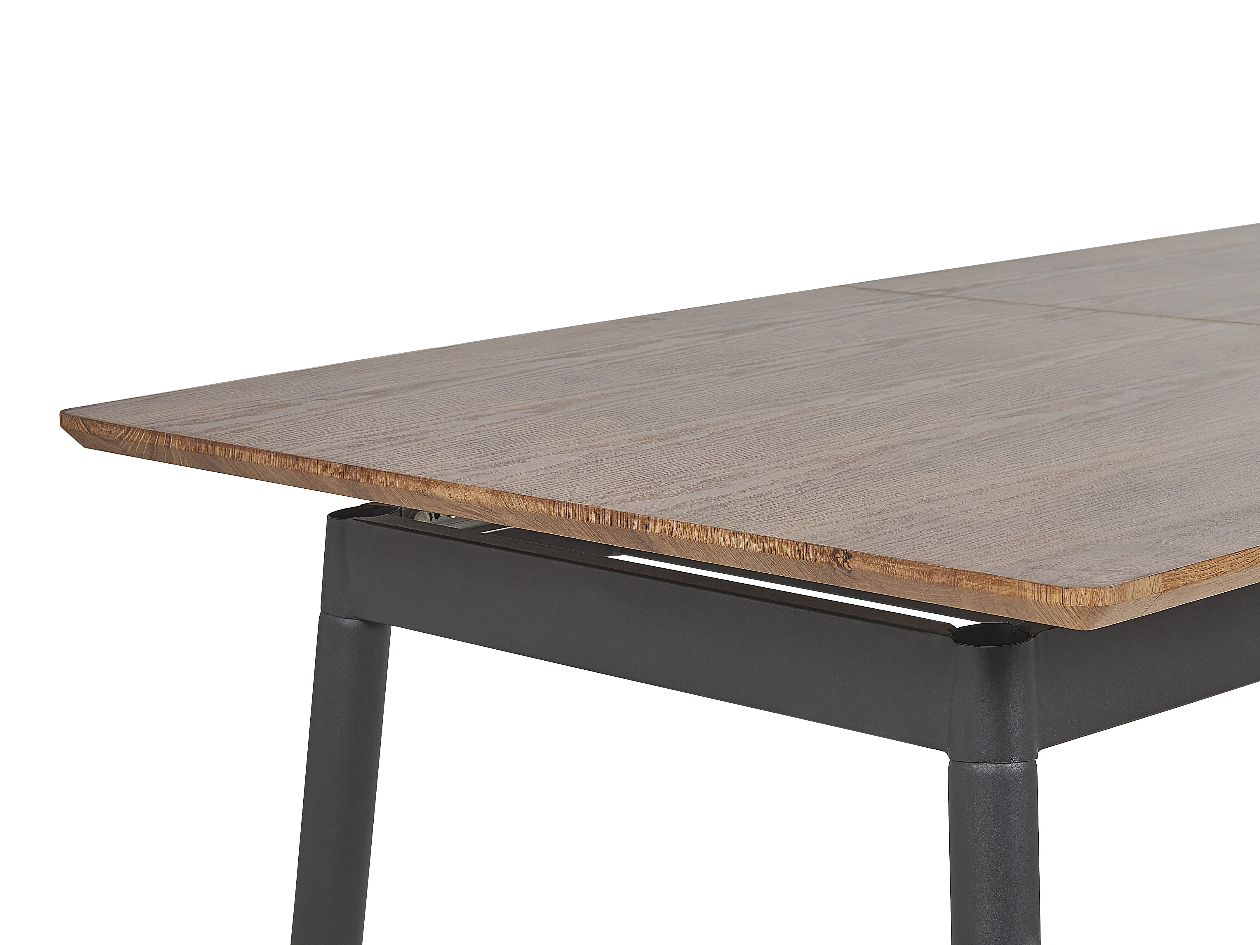 Eettafel uitschuifbaar CALIFORNIA Donkerbruin 90 cm 160/200 cm