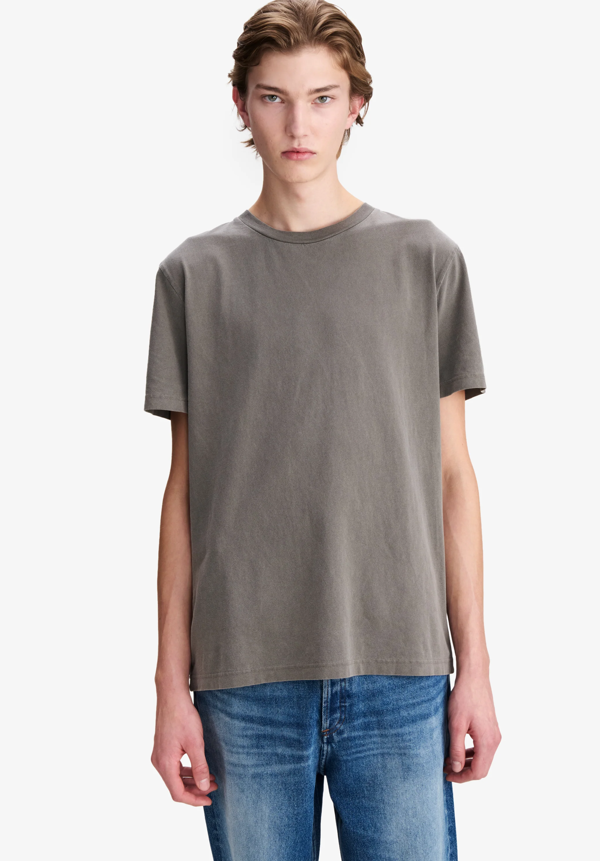 T-Shirt gris A.P.C. Automne 29 - Gris tahiti