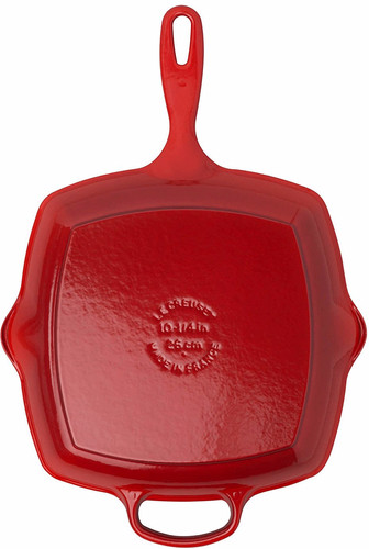 Le Creuset Skillet Vierkante Grillpan 26 cm Kersenrood