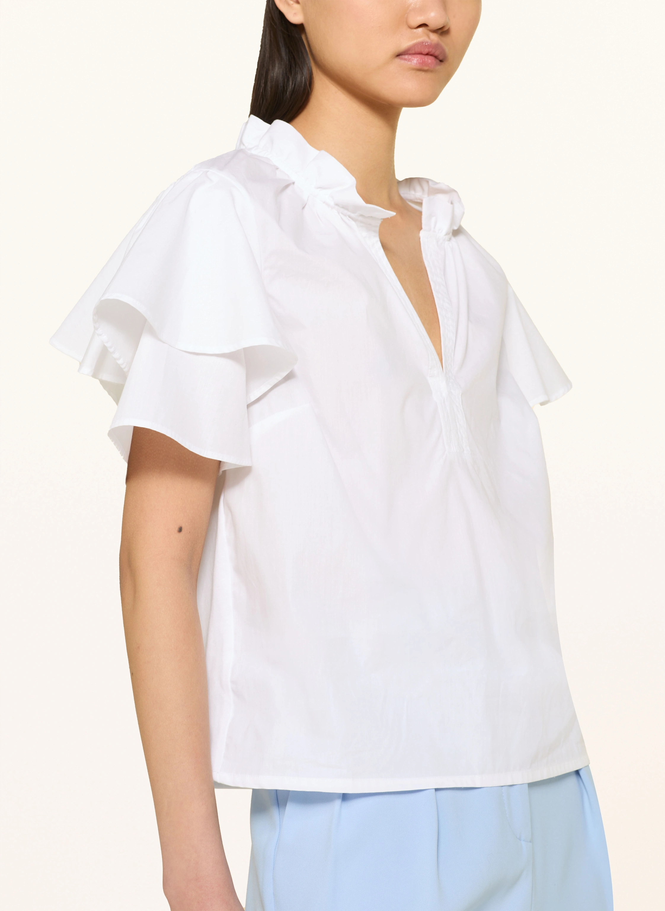 Rich & Royal Blusenshirt im Materialmix