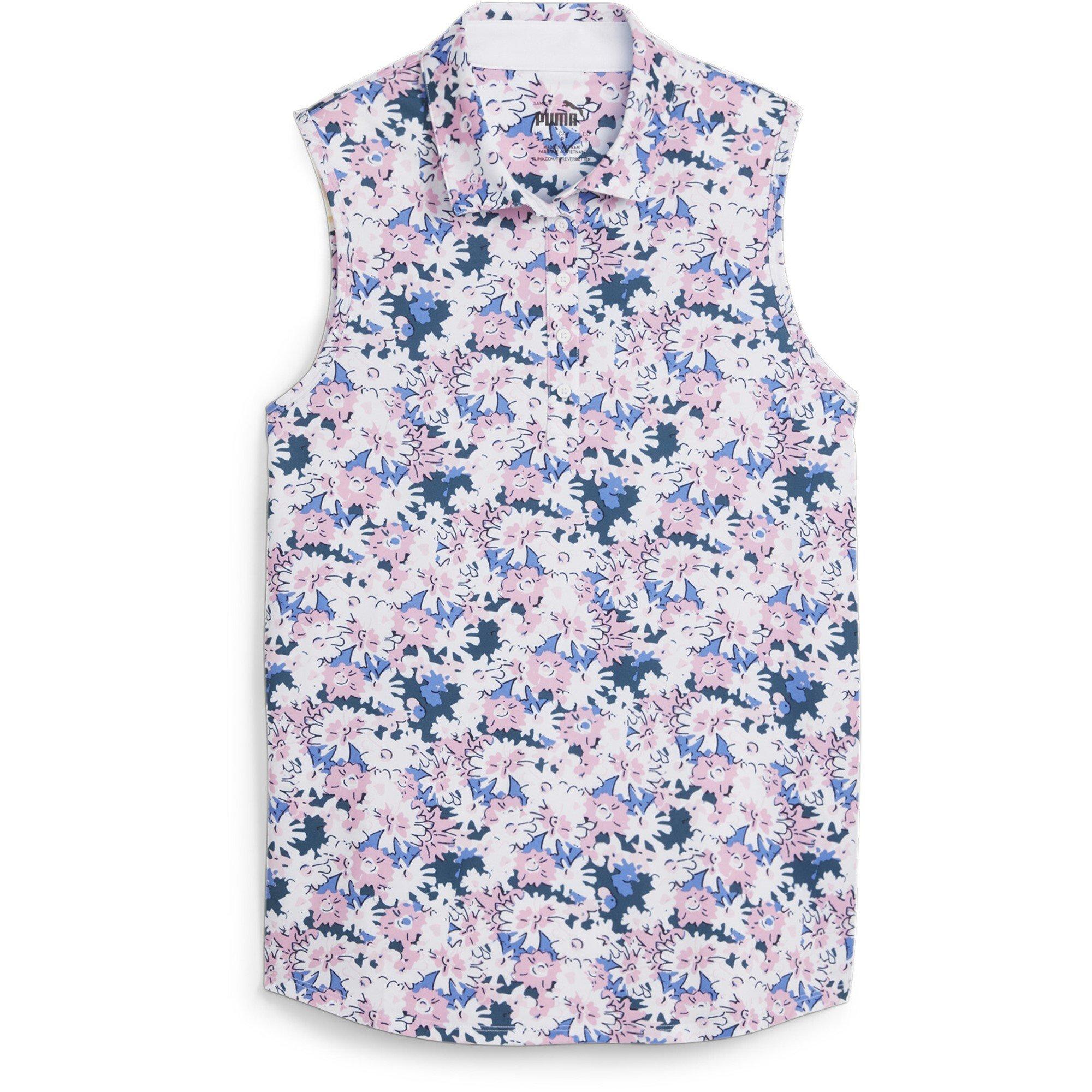 Puma Puma W Mattr Bloom Sl Polo Shirt Womens