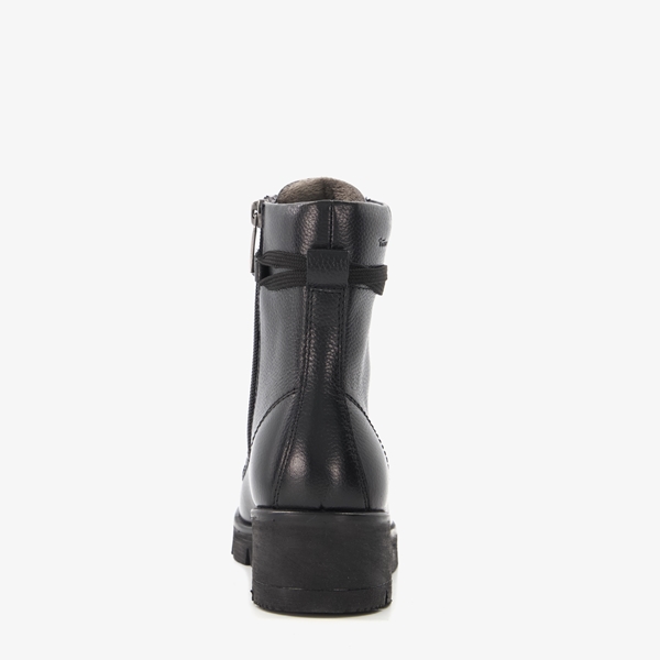 Tamaris Comfort leren veterboots met chunky zolen