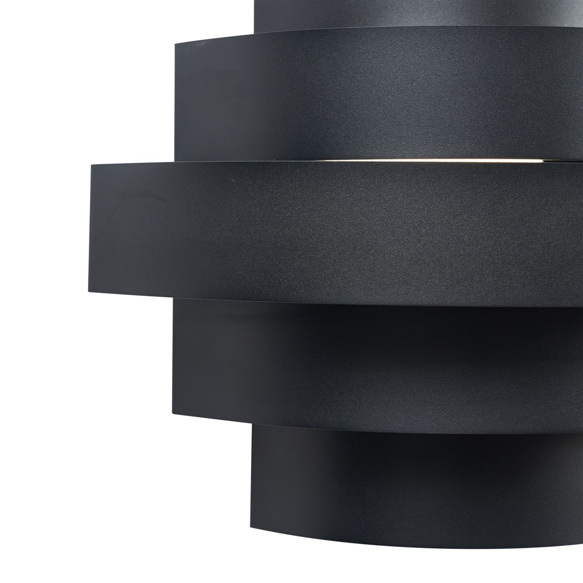Moderne wandlamp zwart incl. LED 3-staps dimbaar - Lines