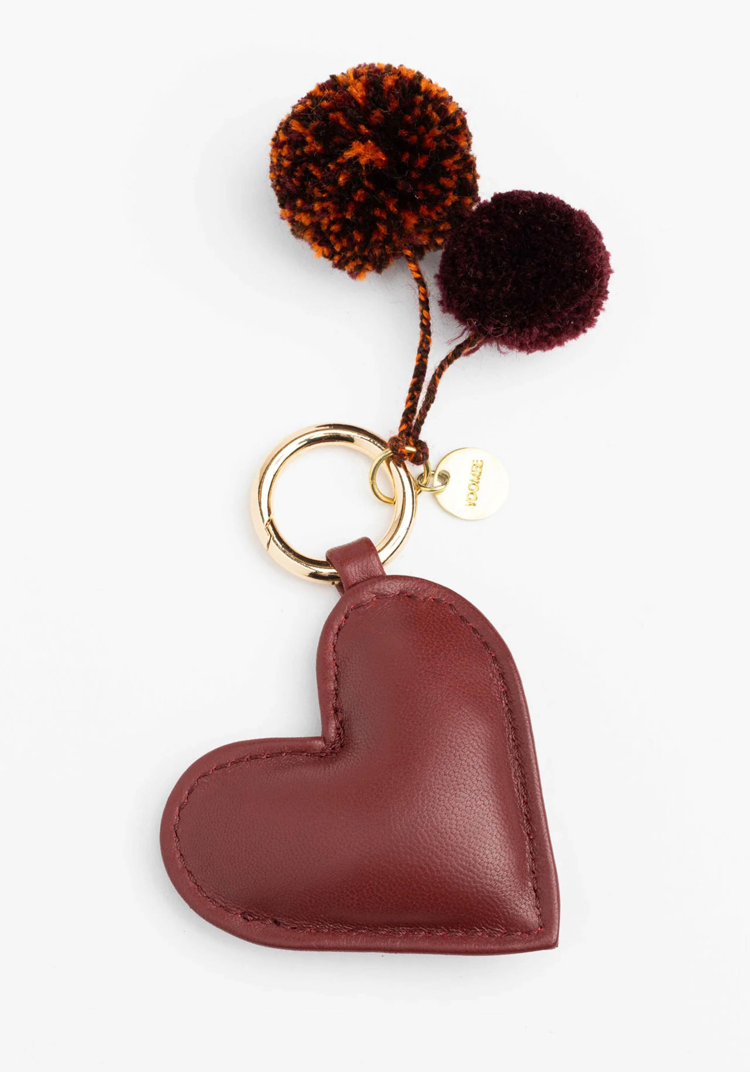 YOOMEE Schlüsselanhänger Heart Pendant Naima Cherry Red