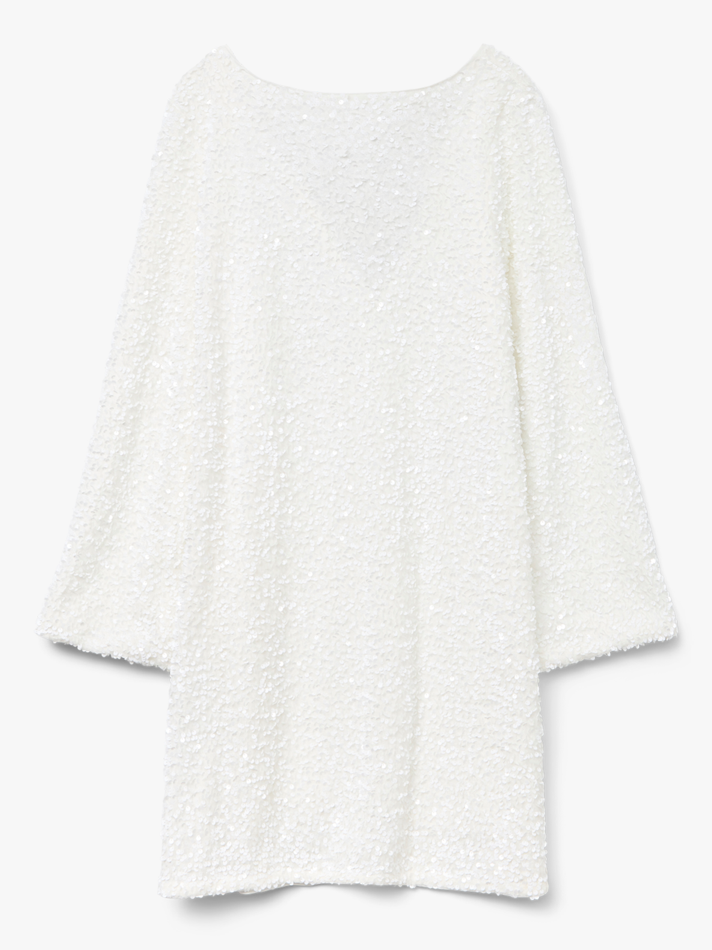 Etta Long Sleeve Boatneck Short Bow Dress
