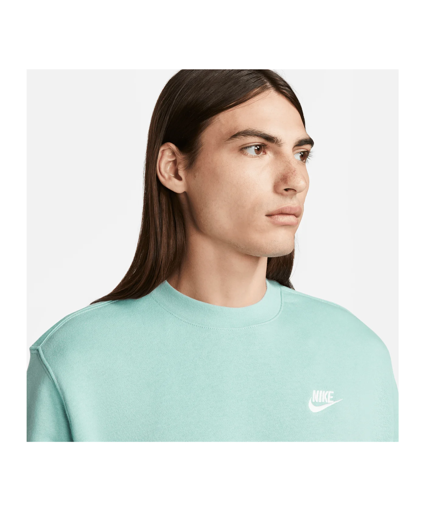Nike Club Crew Sweatshirt Blau Weiss F309