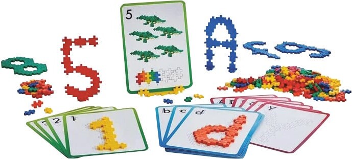 Plus Plus - Learn To Build Abc & 123 Sæt - 600 Stk