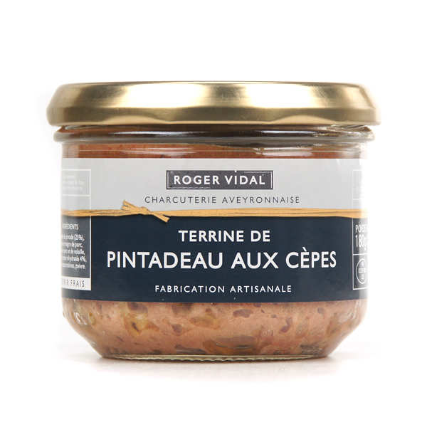 Terrine de pintadeau aux cèpes