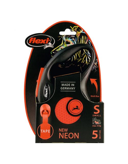 Flexi Rollijn New Neon Tape S 5 m - Hondenriem