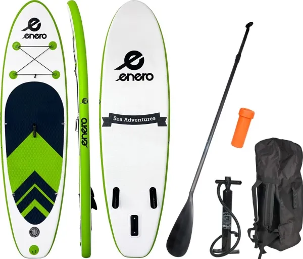 Enero 85 kg oppusteligt sup board 275 x 76 x 10 cm hvid 1019956