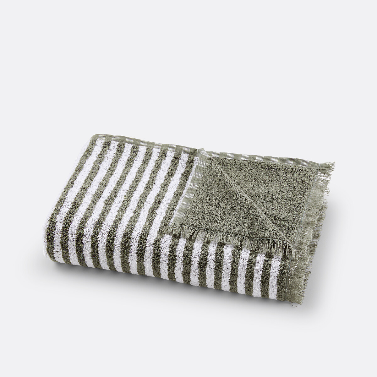 LA REDOUTE INTERIEURS<br>Toalha atoalhada 500 g, listrada, Arzon