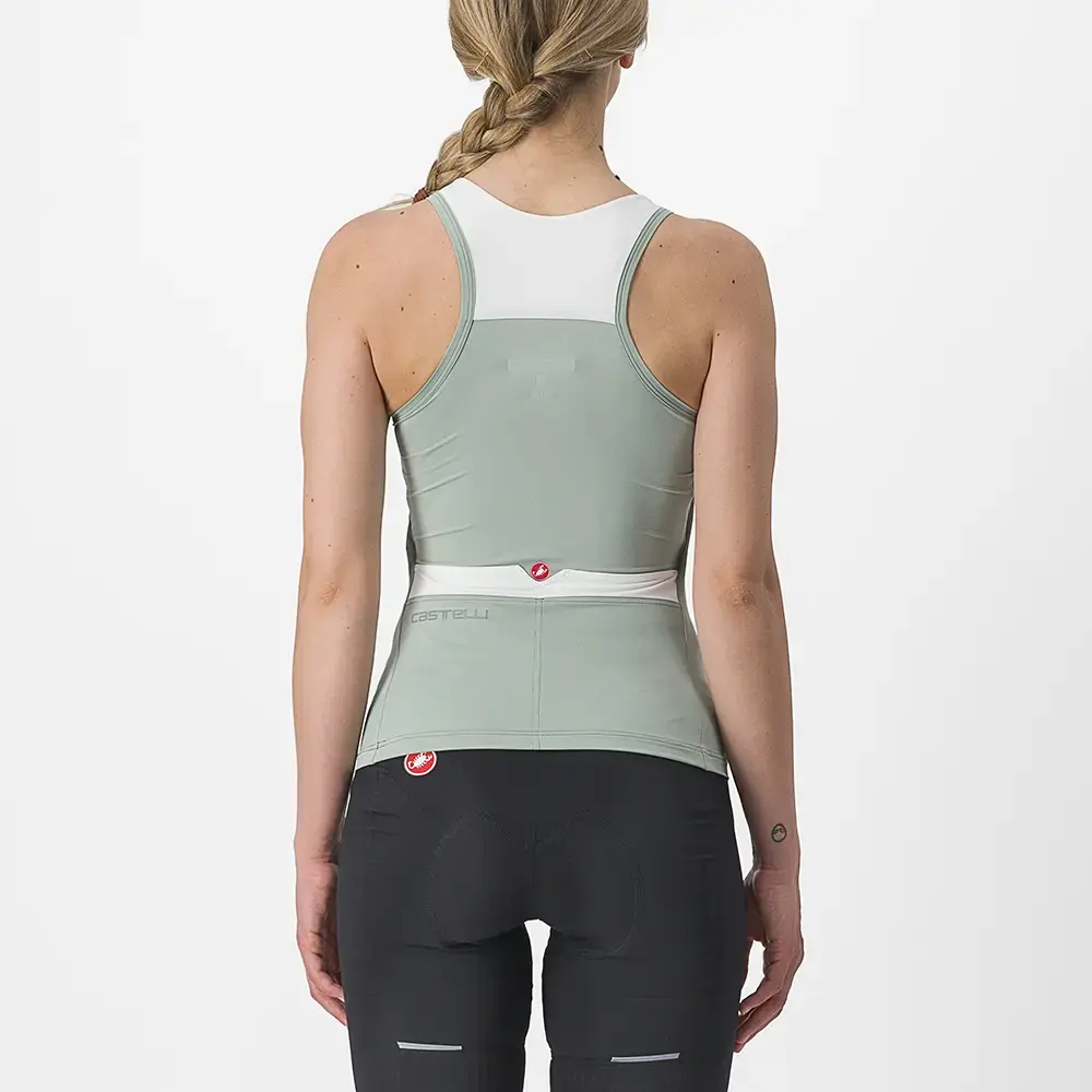Castelli Solaris Top Groen/Wit Dames