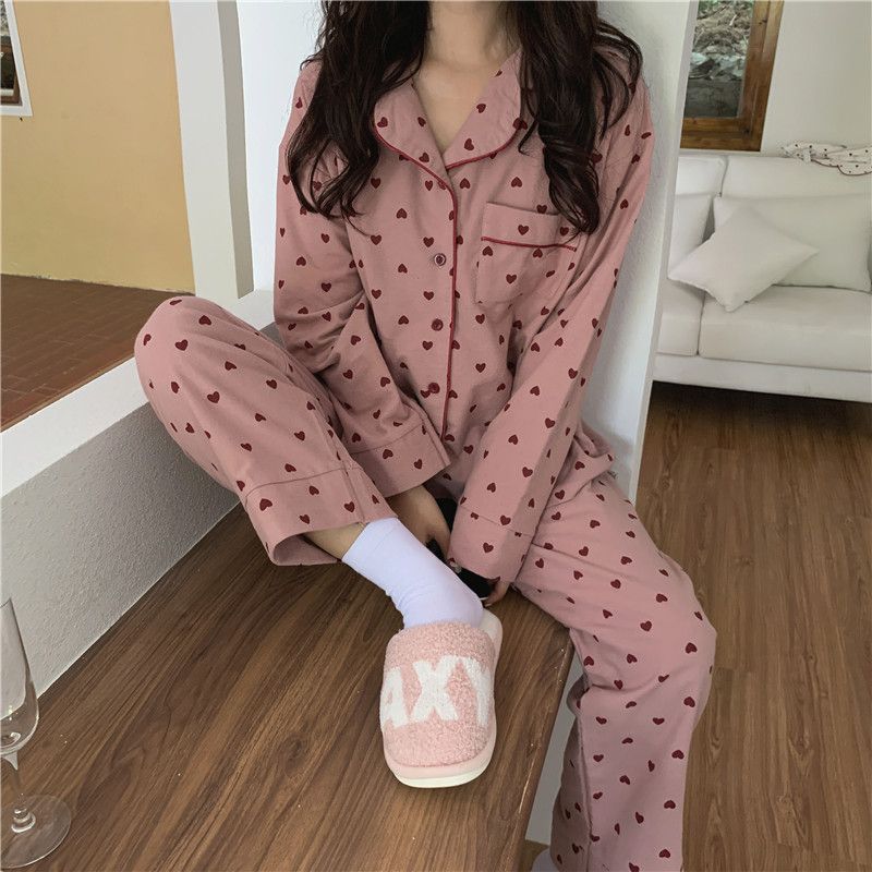 Tanee - Pyjamaset met hartjesprint