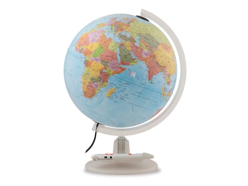 Tecnodidattica Leuchtglobus interaktiv Parlamondo 30 cm -FR Interaktiver Globus