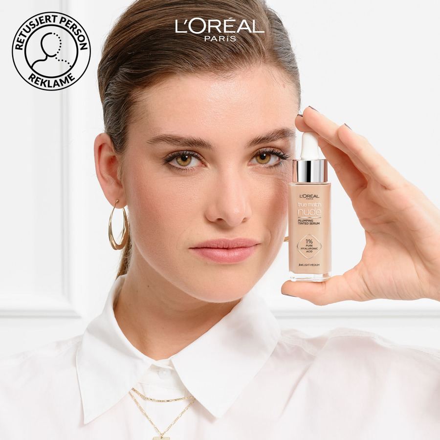 L'Oréal Paris True Match Nude Plumping Tinted Serum 3-4 Light-Medium 30ml