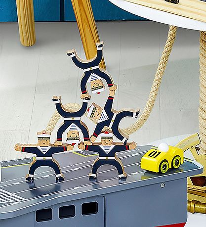 Vilac Bauklötze - Holz - Marine