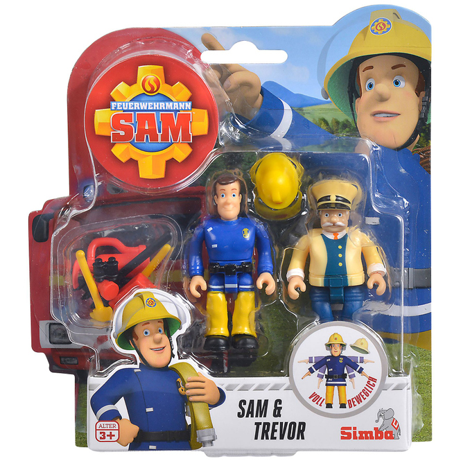 Feuerwehrmann Sam - Figurenset - 2 Stück - 1 Set