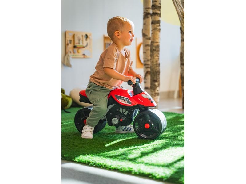 Falk Rutschfahrzeug Motobike racing Motorrad Draisine Rot