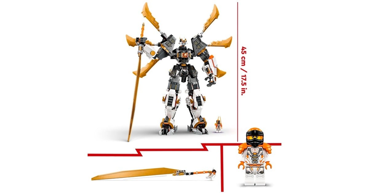 LEGONinjago - Cole's reusachtige drakenmecha Constructiespeelgoed  (71821)