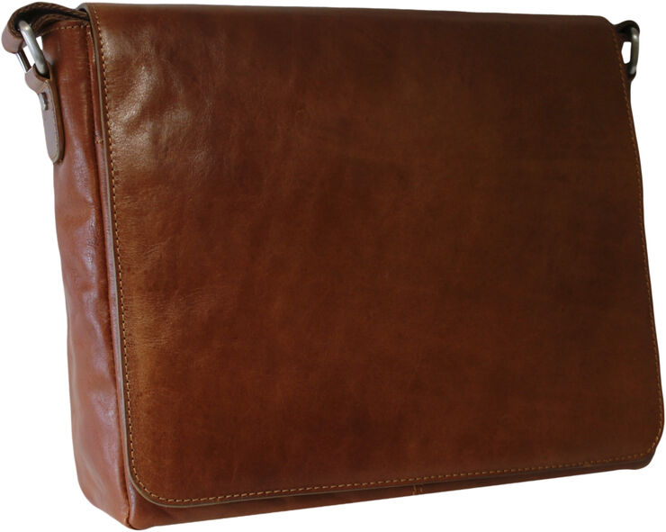 Leonhard Heyden Cambridge Skuldertaske M Brun