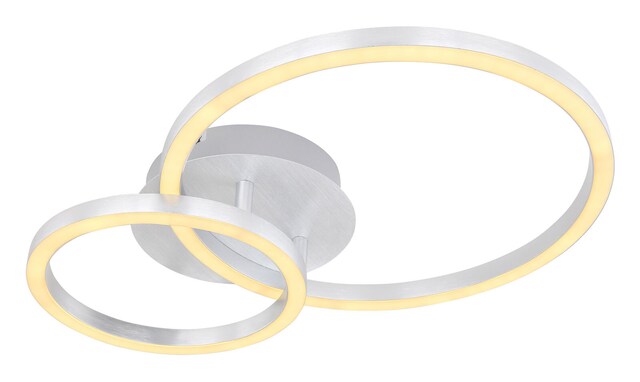 REGGY Deckenlampe weiß 67238-18, B/H/T: 42 x 7,5 x 30 cm, Kunststoff, Metall