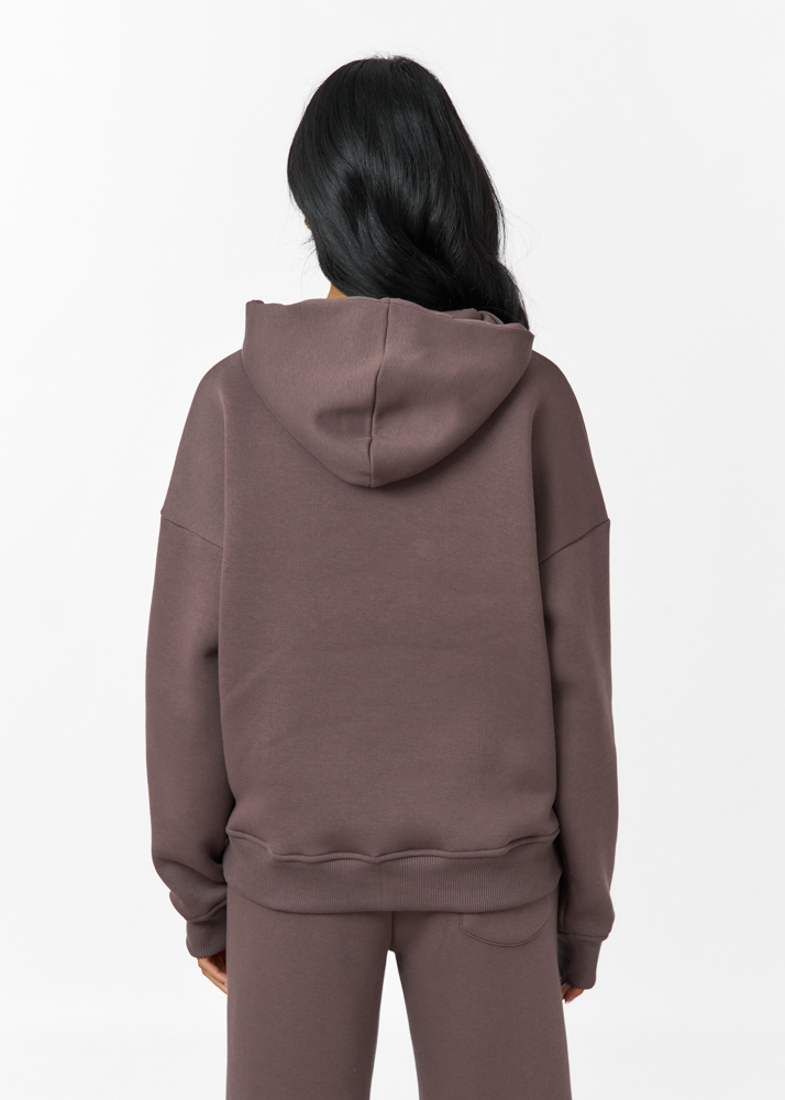 Studio base hoodie choco bruin