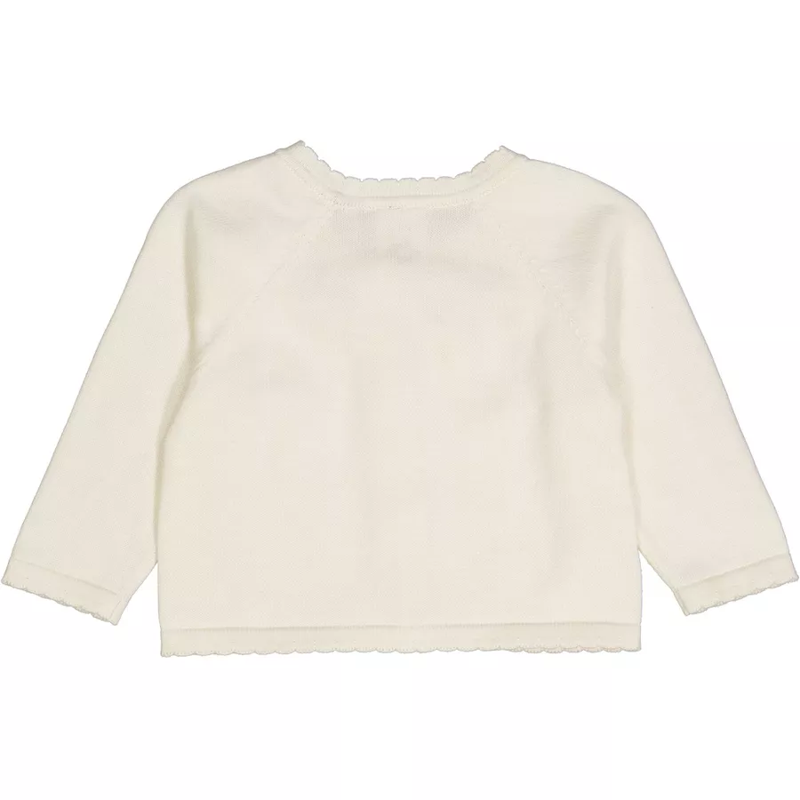 Müsli Babystrickjacke cream