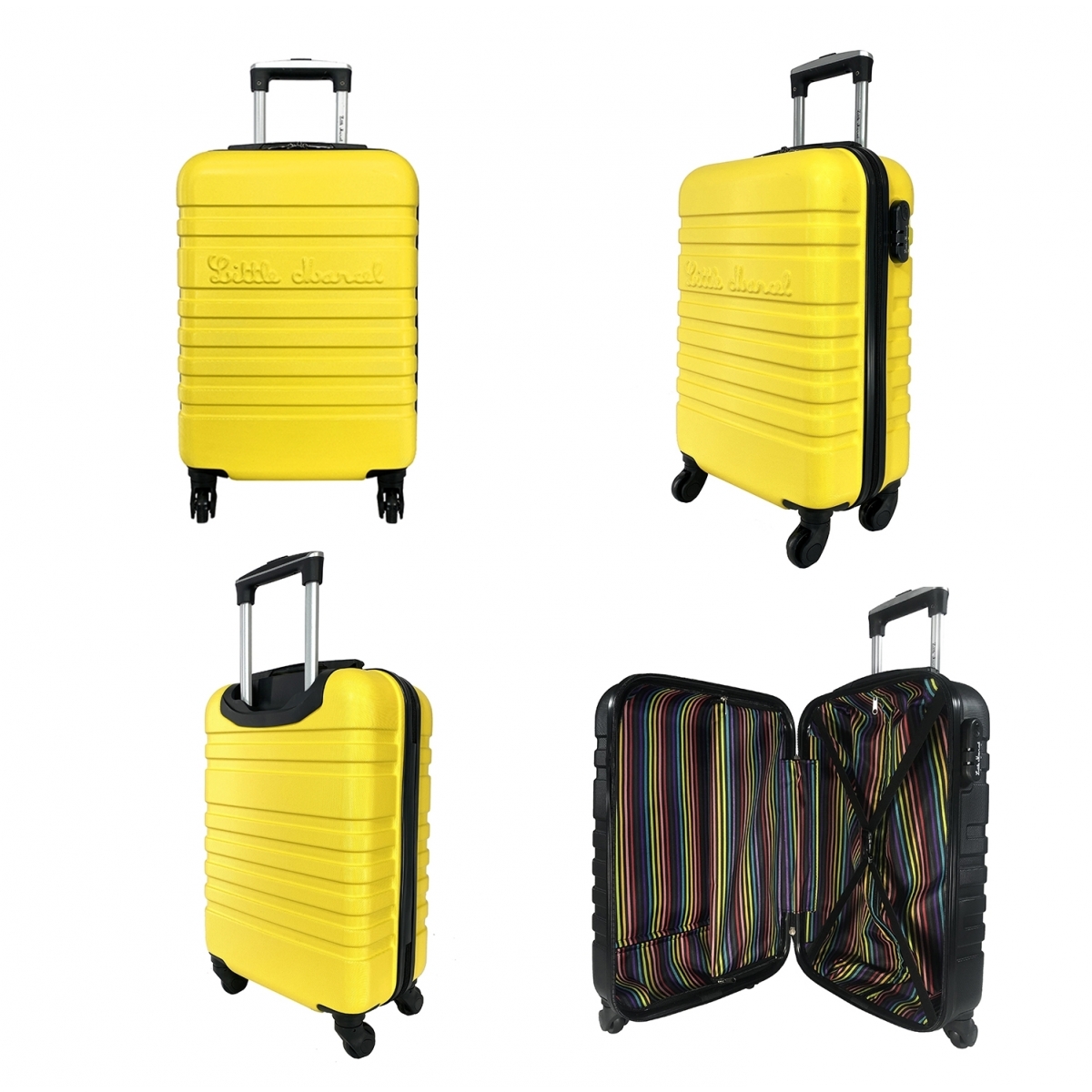 Little Marcel Lot 3 valises dont 1 valise cabine rigides  Little Marcel ABS