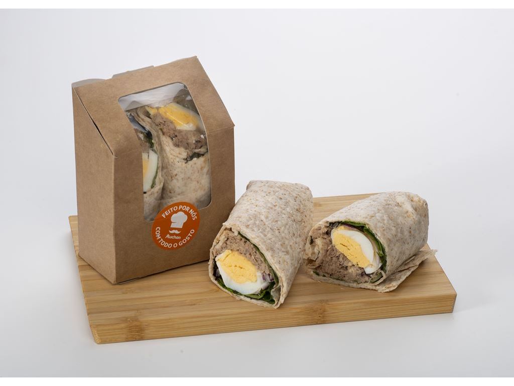 WRAP DE ATUM E OVO UN