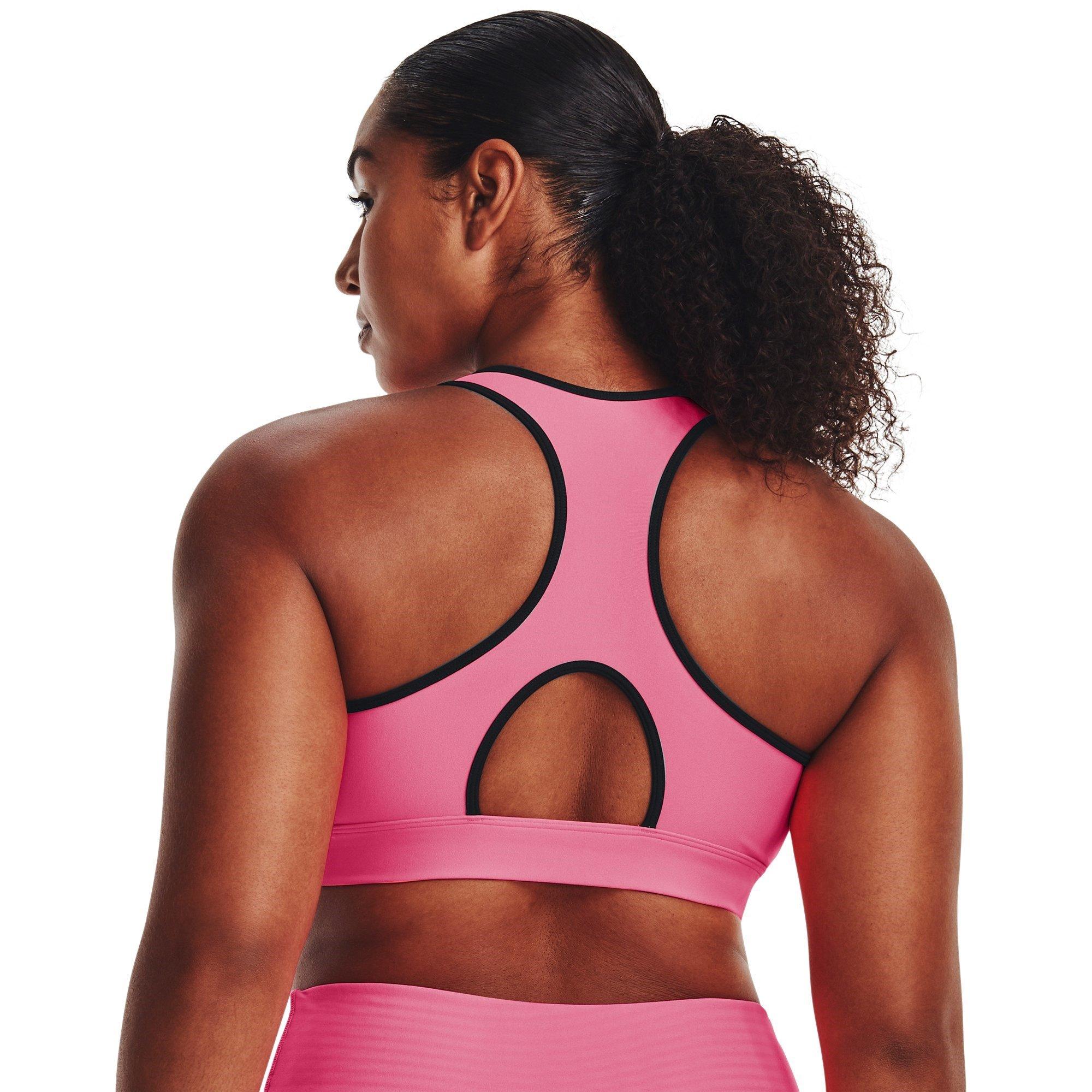 Under Armour UA HeatGear Armour Mid Padless Sports Bra Womens