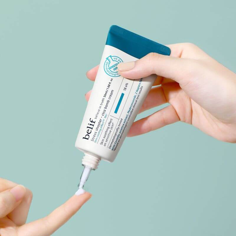 Crème cicatrisante Aqua Bomb Cica Cream Stress Shooter Belif 50ml