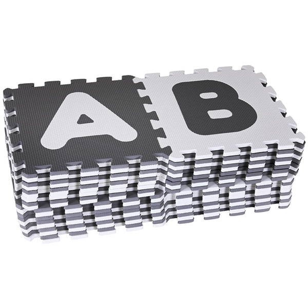 KnorrtoysKnorrtoys   Puzzlematte Alphabet und Zahlen schwarz weiss