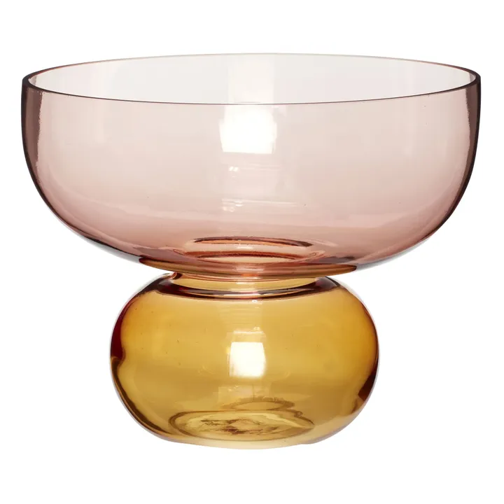 Hübsch Vase bi-color | Ambre