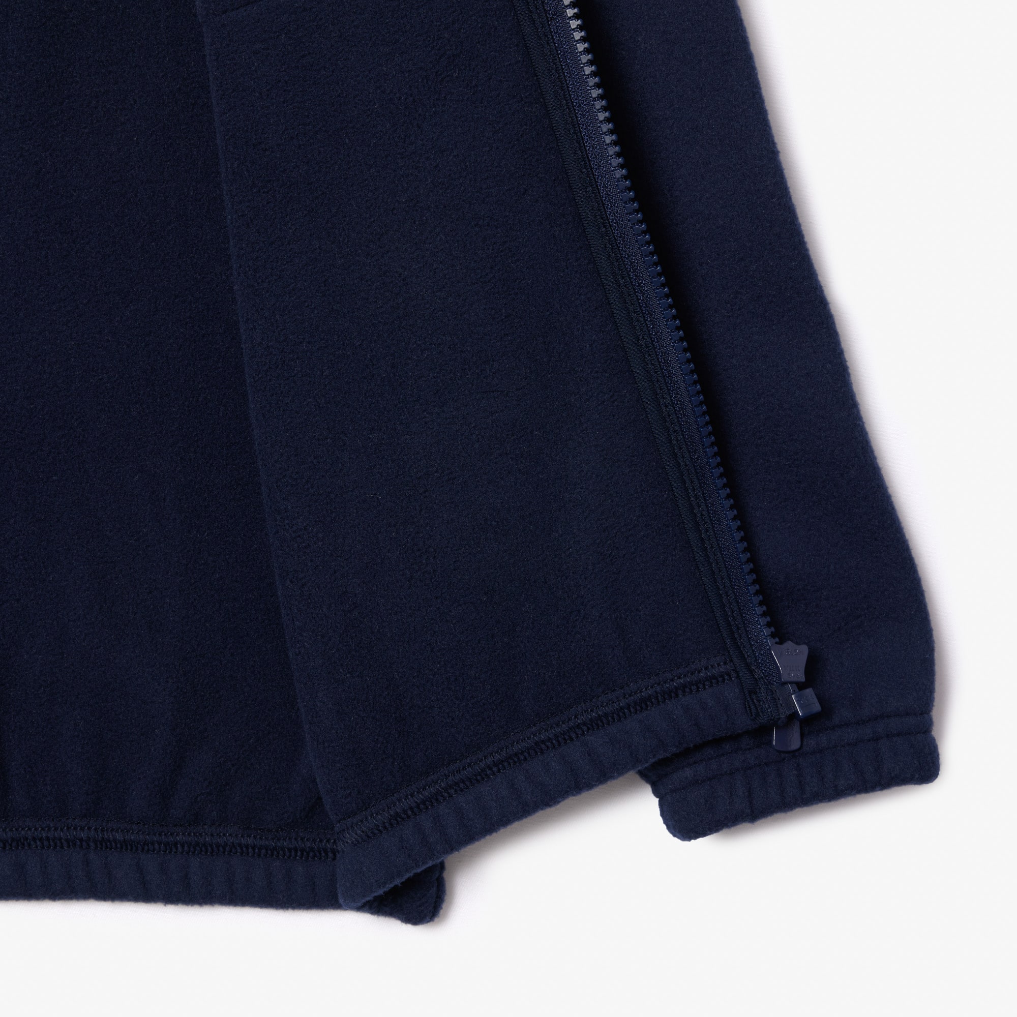 Sweatshirt zippé contrasté avec col montant Pullovers & Sweatshirts - Bleu - Lacoste - Enfant