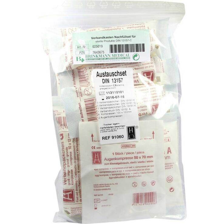 Verbandkasten Nachf.Set für sterile Prod. 13157-C, 1 St