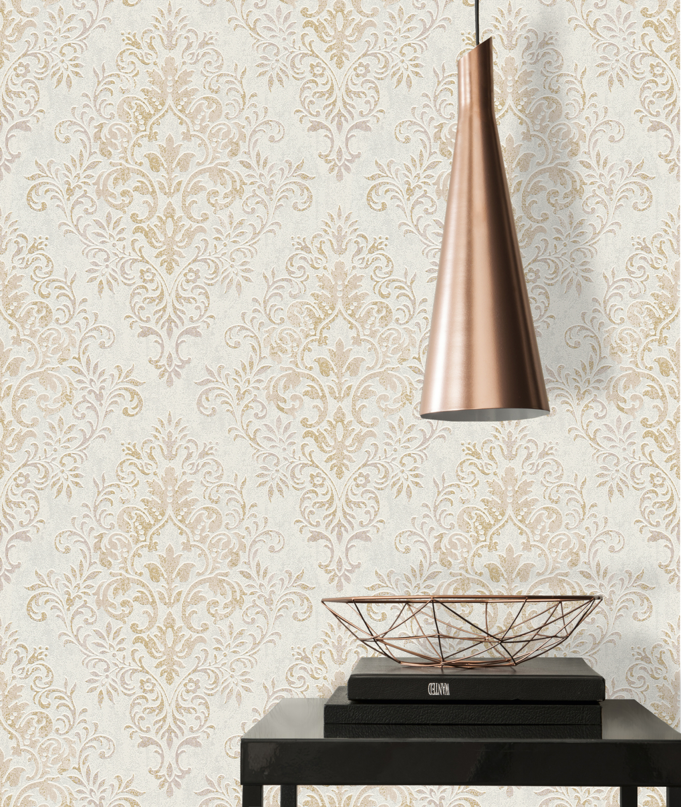 A.S. Creation Vliestapete - beige - Barock - 10 Meter
