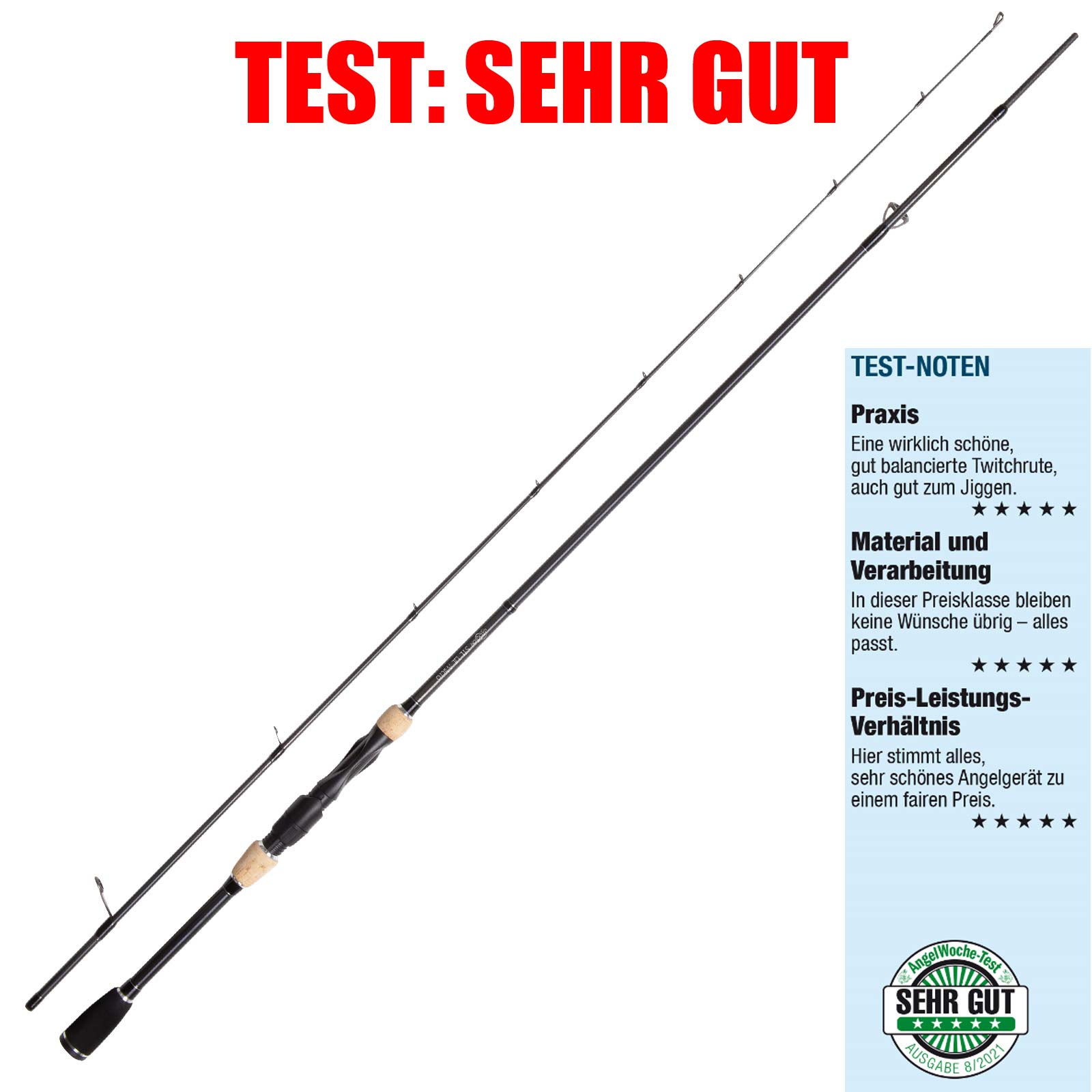 Jackson STL UL Micro 2,12m - 5-15g Spinrute
