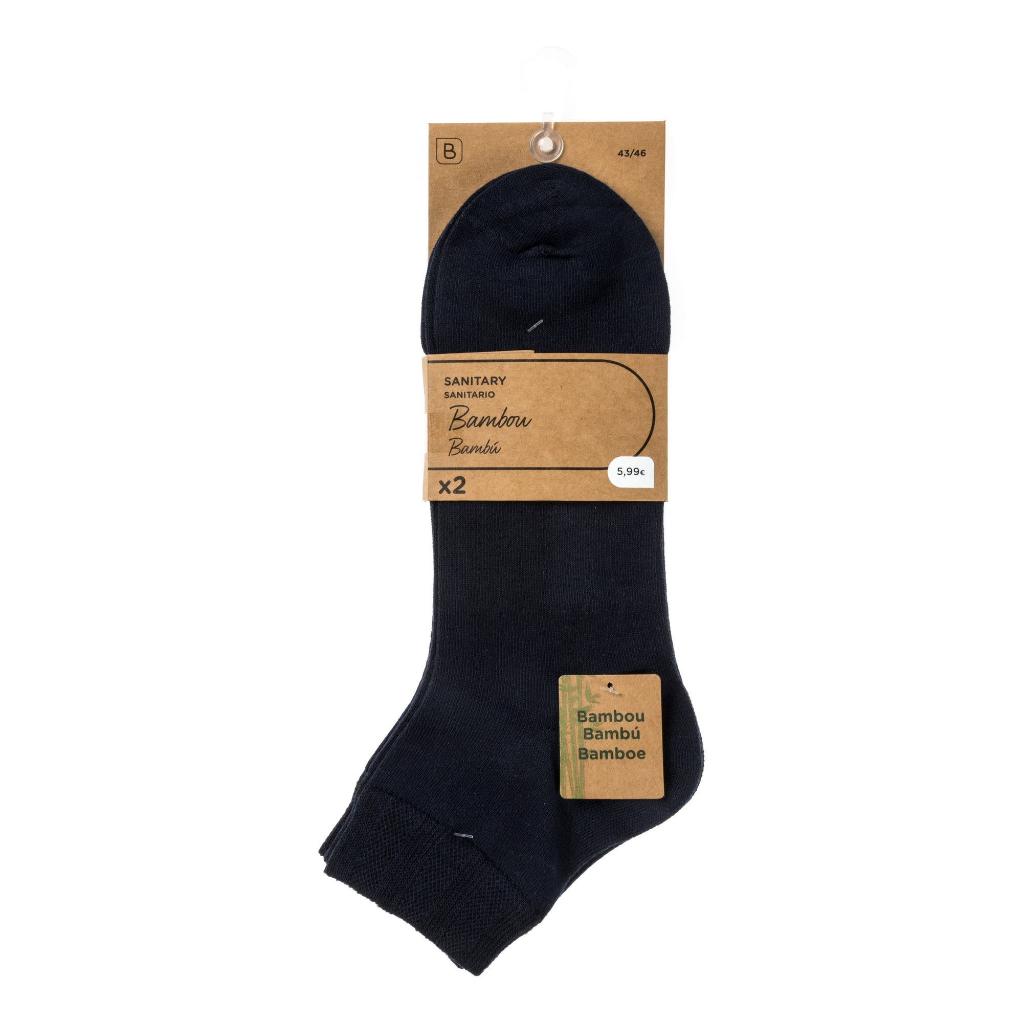 Chaussettes Homme bleu marine