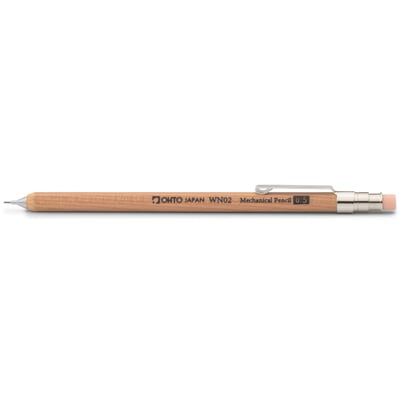 Mini-Druckbleistift Zedernholz 0,5-mm-Mine, Natur