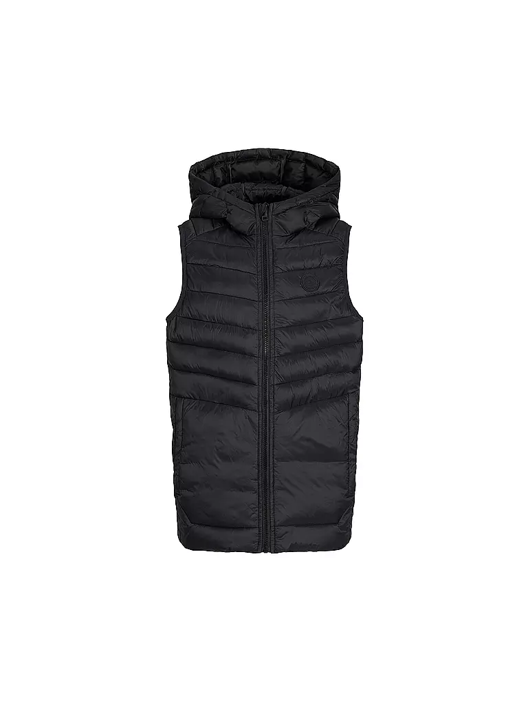 JACK & JONES Jungen Steppgilet JJESPRINT PUFFER schwarz