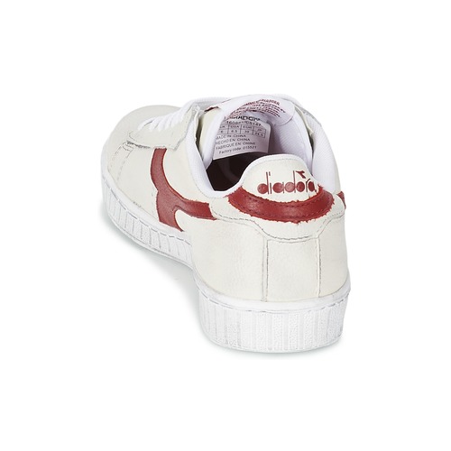 Diadora - GAME L LOW WAXED - Blanc / Rouge