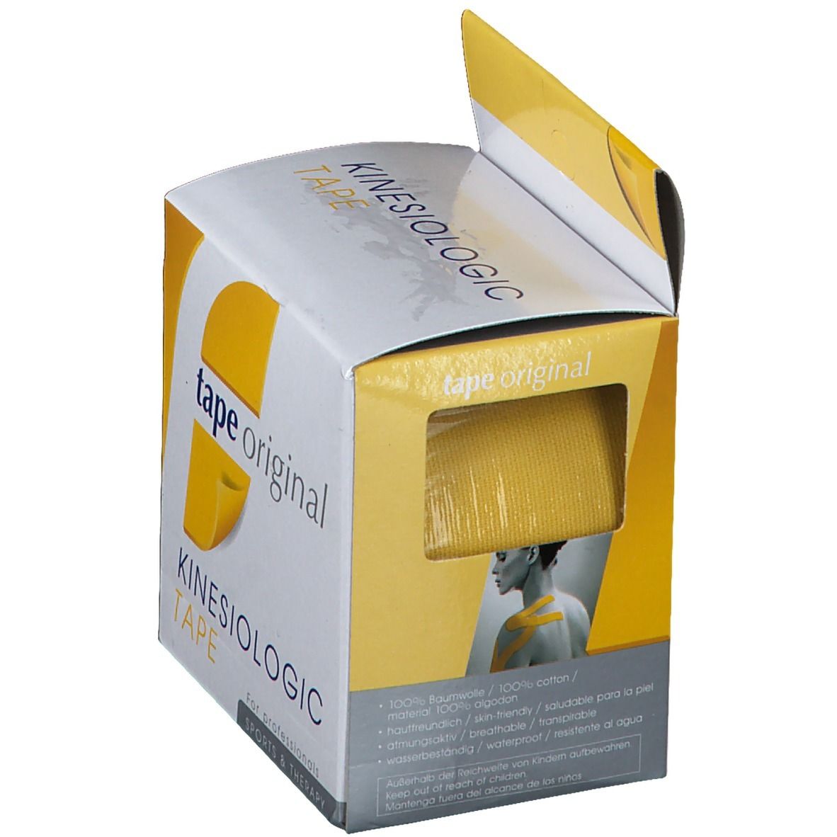 Kinesio tape original Kinesiologic Tape gelb 5 cm x 5 m