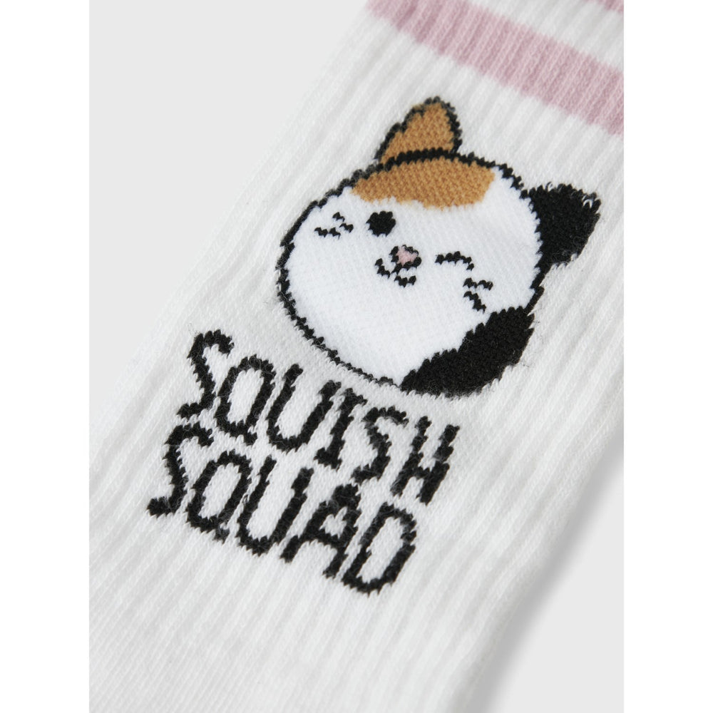 Køb Name It Bright White Momsa Squishmallows Tennis Strømper