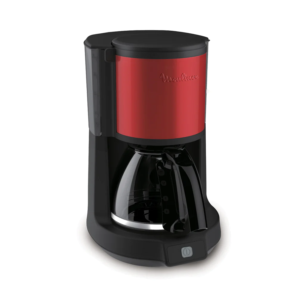 Cafetière Subito 15 tasses rouge Moulinex